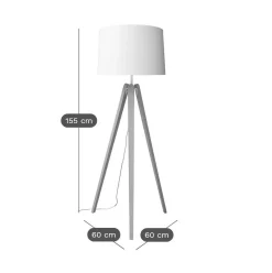 ALUMINOR Lampadaire Essence - Blanc