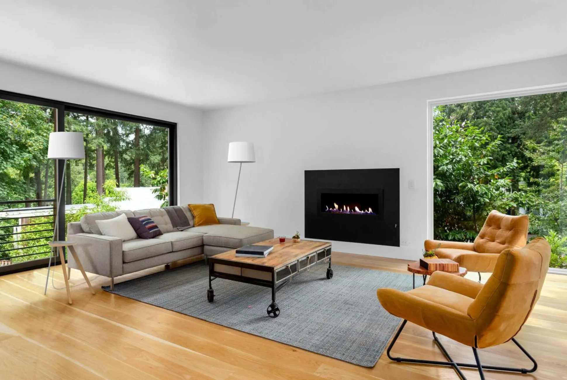 ALUMINOR Lampadaire Trio 2 - Gris