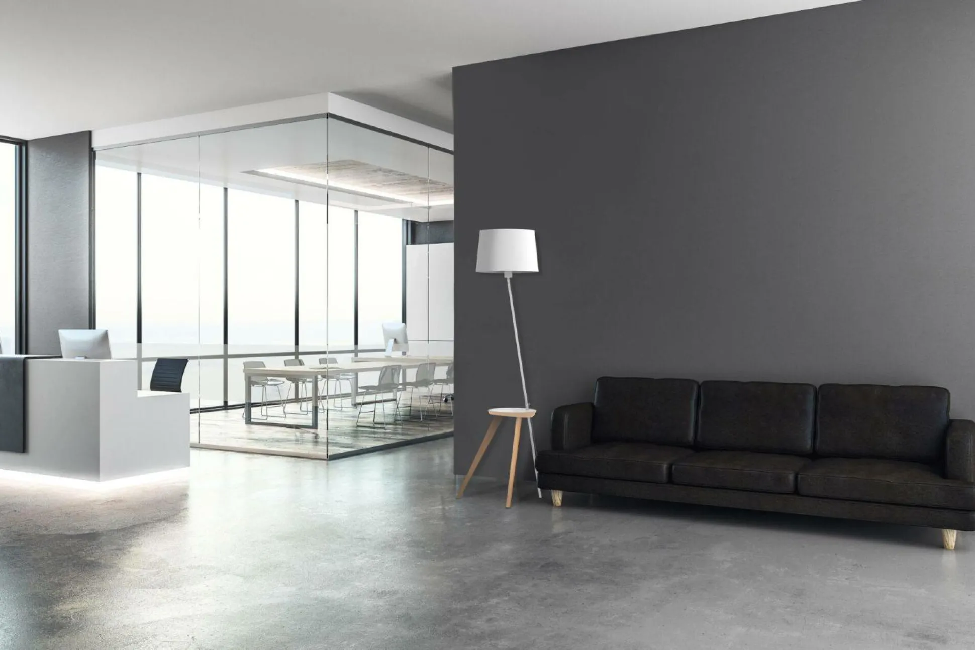 ALUMINOR Lampadaire Trio 2 - Blanc