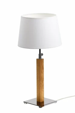 ALUMINOR Lampe à poser Quatro Up - Chêne clair