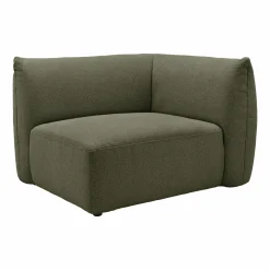 Angle droit pour canapé modulable tissu Pixel - Vert Mousse