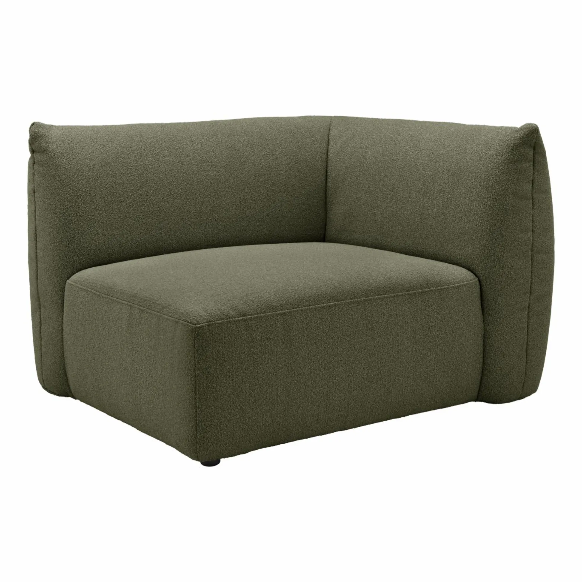 Angle droit pour canapé modulable tissu Pixel - Vert Mousse