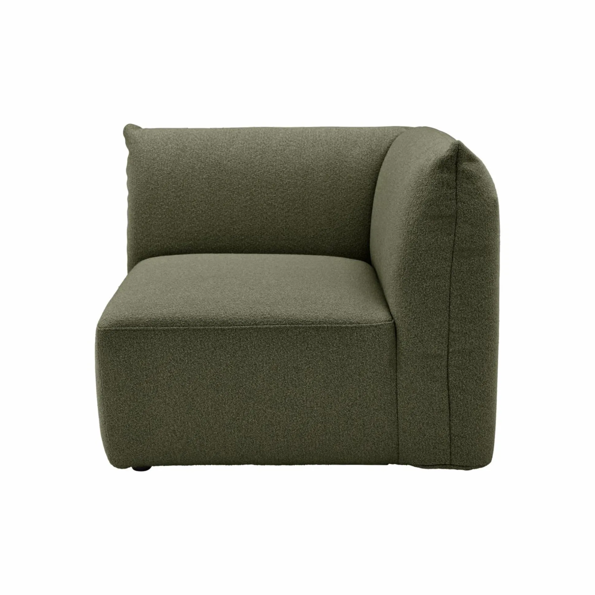 Angle droit pour canapé modulable tissu Pixel - Vert Mousse