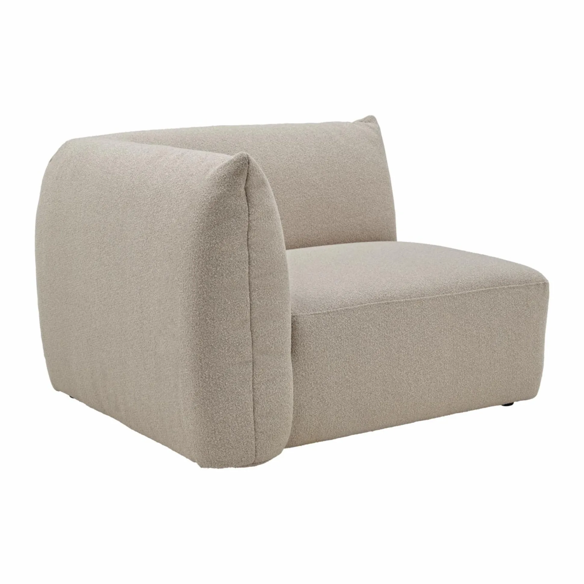 Angle gauche pour canapé modulable tissu Pixel - Naturel