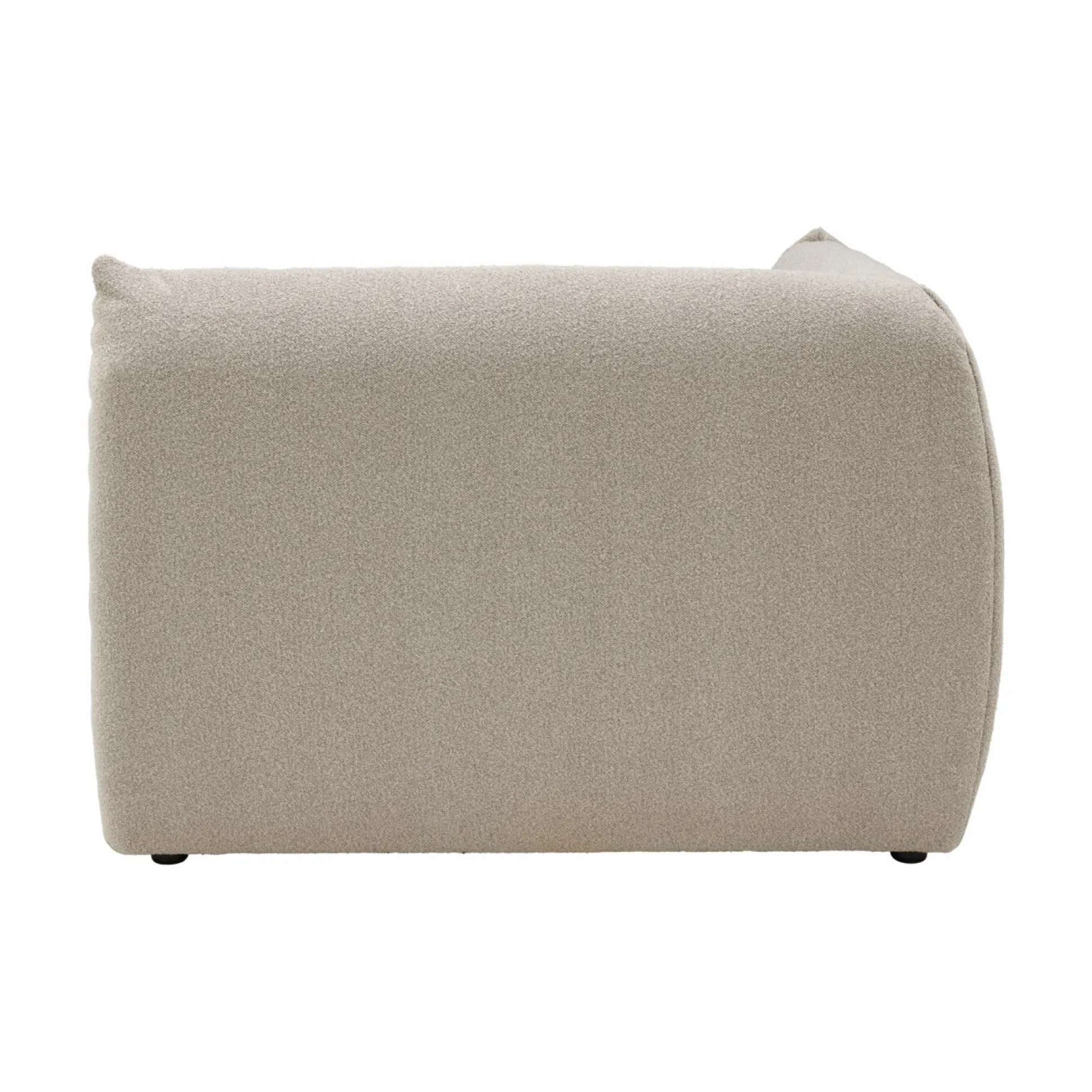 Angle gauche pour canapé modulable tissu Pixel - Naturel