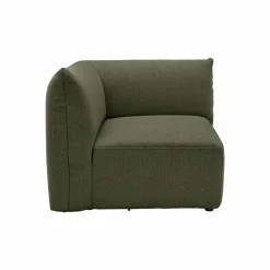 Angle gauche pour canapé modulable tissu Pixel - Vert Mousse