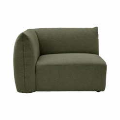 Angle gauche pour canapé modulable tissu Pixel - Vert Mousse