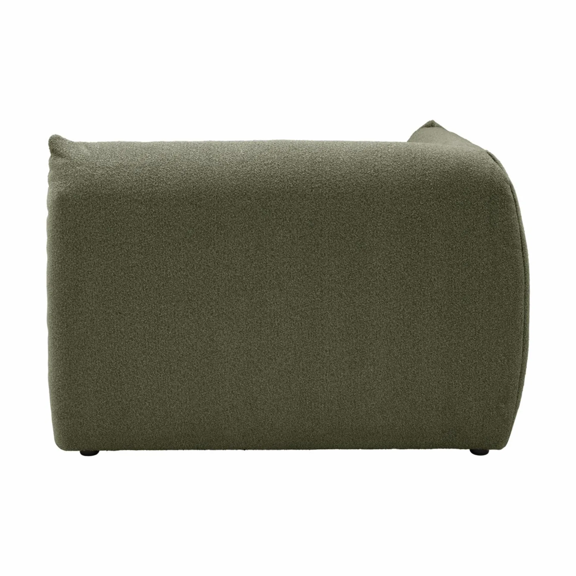 Angle gauche pour canapé modulable tissu Pixel - Vert Mousse