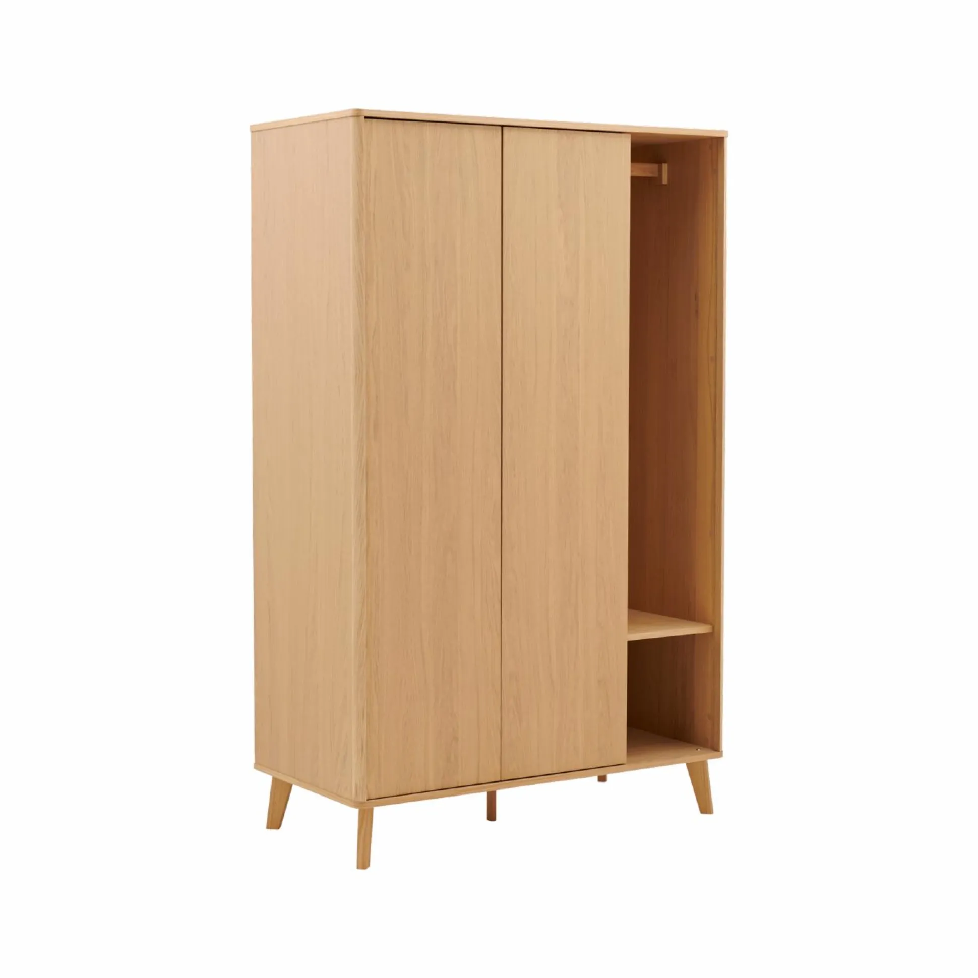Armoire 2 portes bois Atia