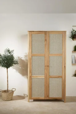 Armoire chêne massif 2 portes Capucine