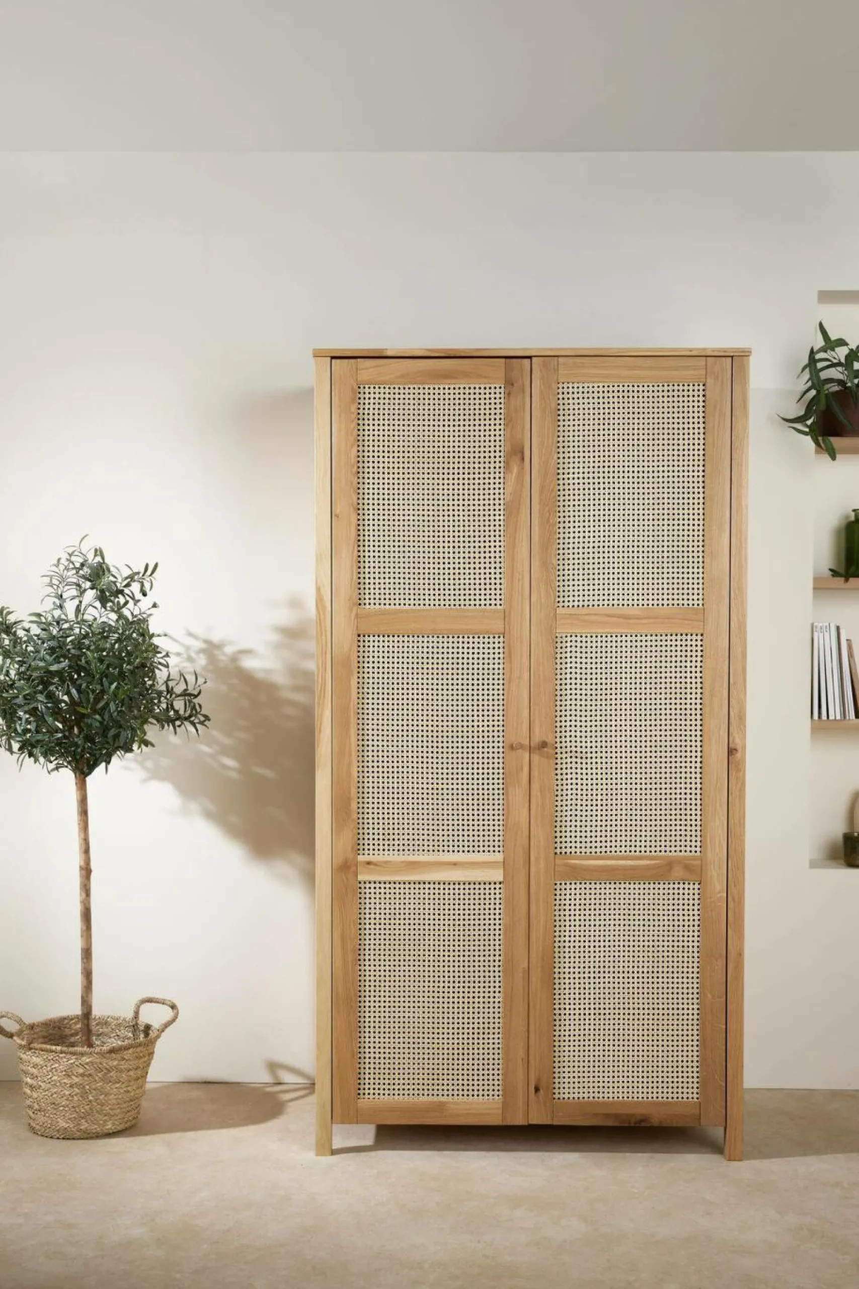 Armoire chêne massif 2 portes Capucine