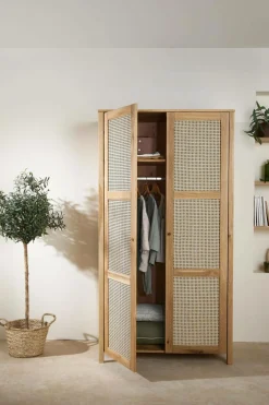 Armoire chêne massif 2 portes Capucine