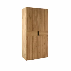 Armoire chêne massif 2 portes Conor