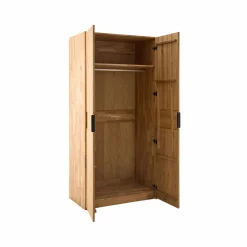 Armoire chêne massif 2 portes Conor