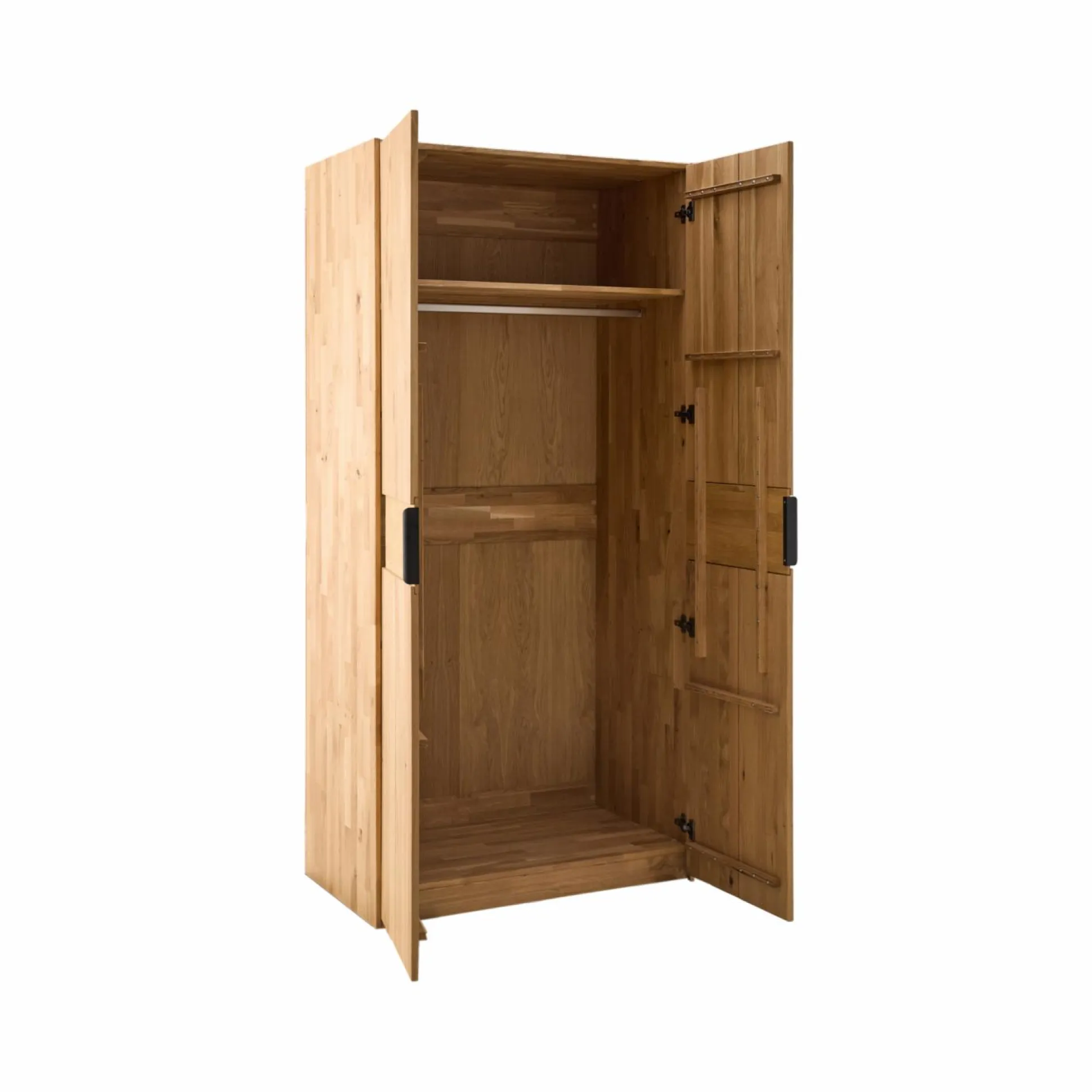 Armoire chêne massif 2 portes Conor