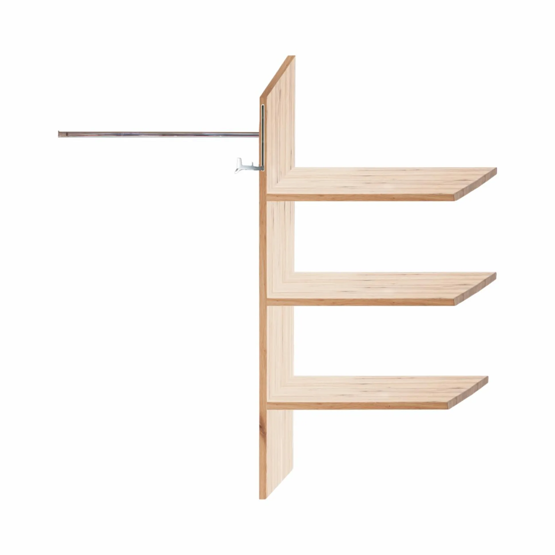 Armoire chêne massif 2 portes Conor