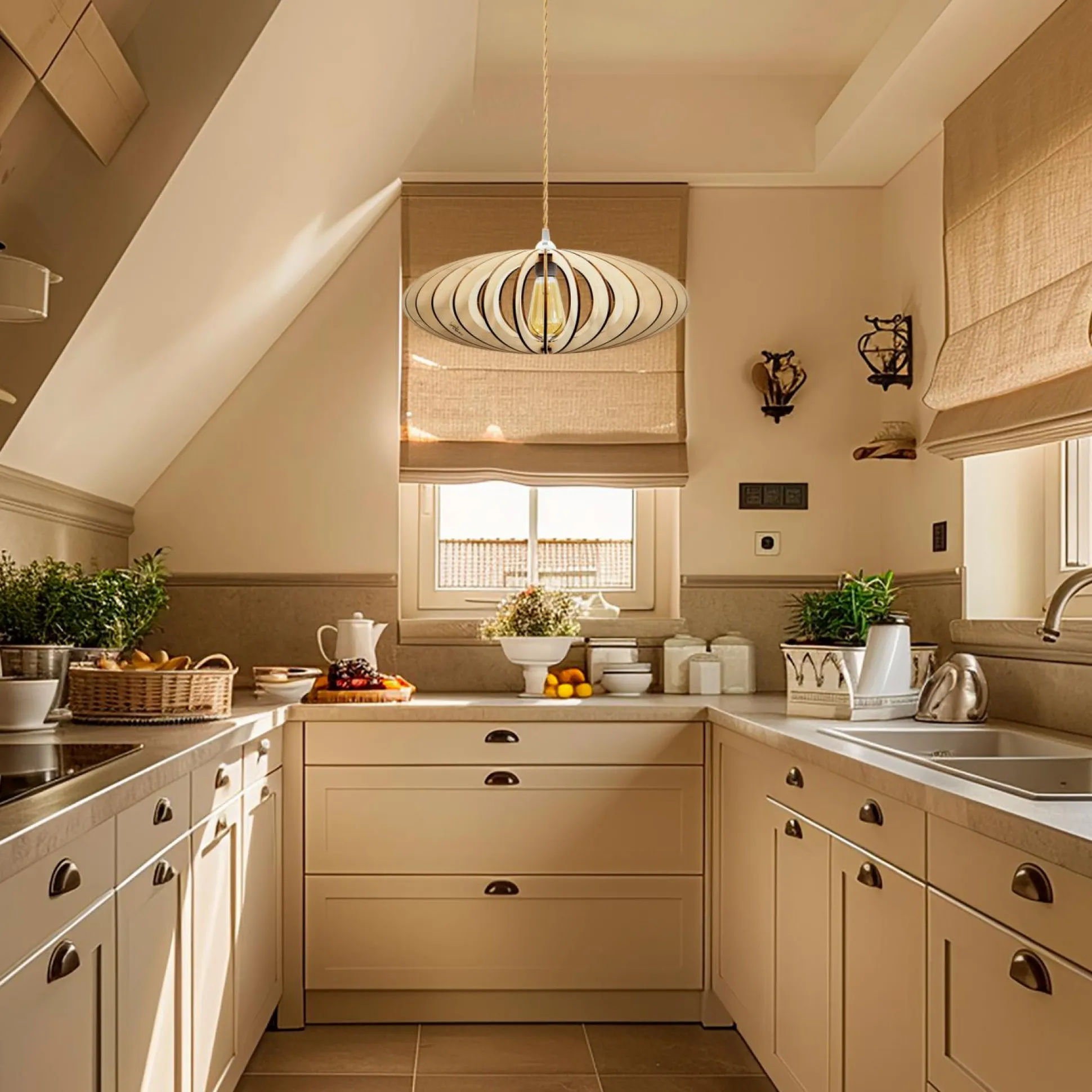 ATELIER LOUPIOTE Suspension Mini Néo - Bois brut