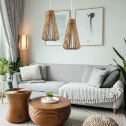 ATELIER LOUPIOTE Suspension Andromède - Bois brut