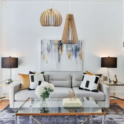 ATELIER LOUPIOTE Suspension Andromède - Bois brut