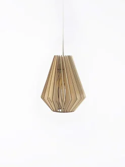 ATELIER LOUPIOTE Suspension Ambre - Bois brut
