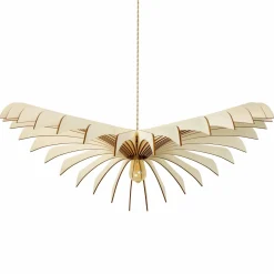 ATELIER LOUPIOTE Suspension Aigle - Bois brut