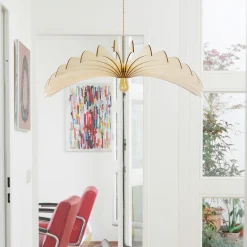 ATELIER LOUPIOTE Suspension Aigle - Bois brut