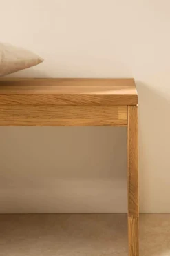 Banc à chaussures bois massif 2 places Cyriel - Chêne Massif