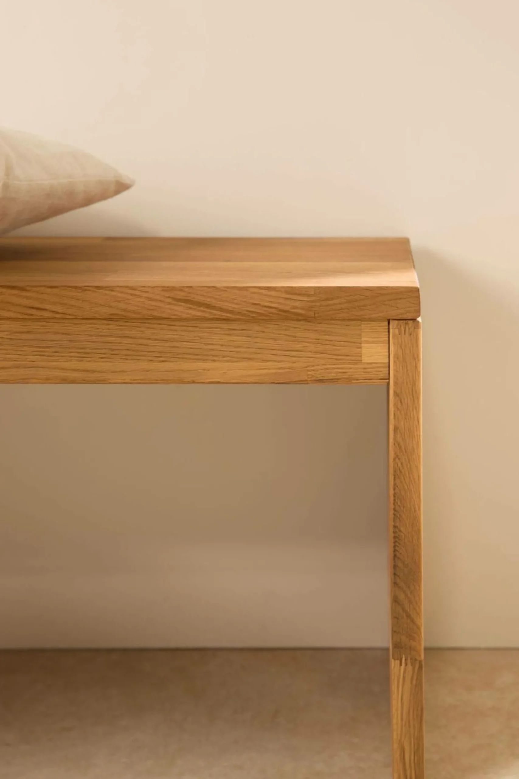 Banc à chaussures bois massif 2 places Cyriel - Chêne Massif