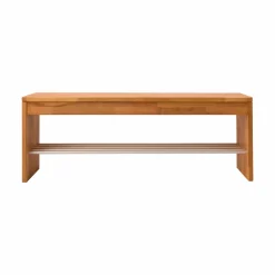 Banc à chaussures bois massif 2 places Cyriel - Hêtre Massif
