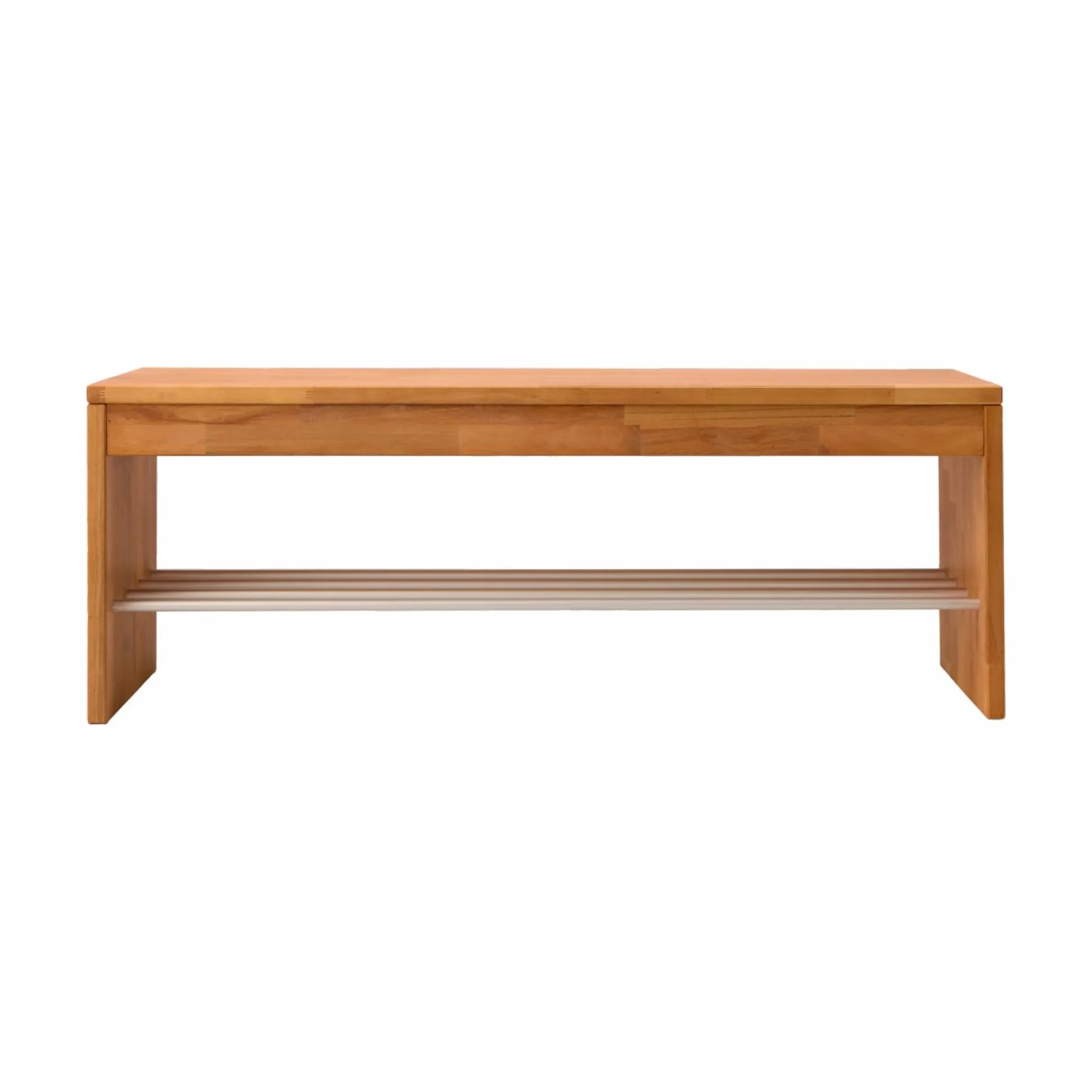 Banc à chaussures bois massif 2 places Cyriel - Hêtre Massif