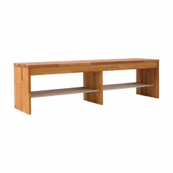Banc à chaussures bois massif 3 places Cyriel - Hêtre Massif
