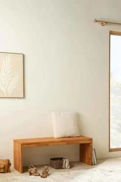 Banc bois massif 2 places Cyriel - Hêtre Massif