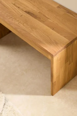 Banc bois massif 3 places Cyriel - Chêne Massif