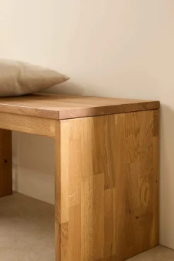 Banc bois massif 3 places Cyriel - Chêne Massif