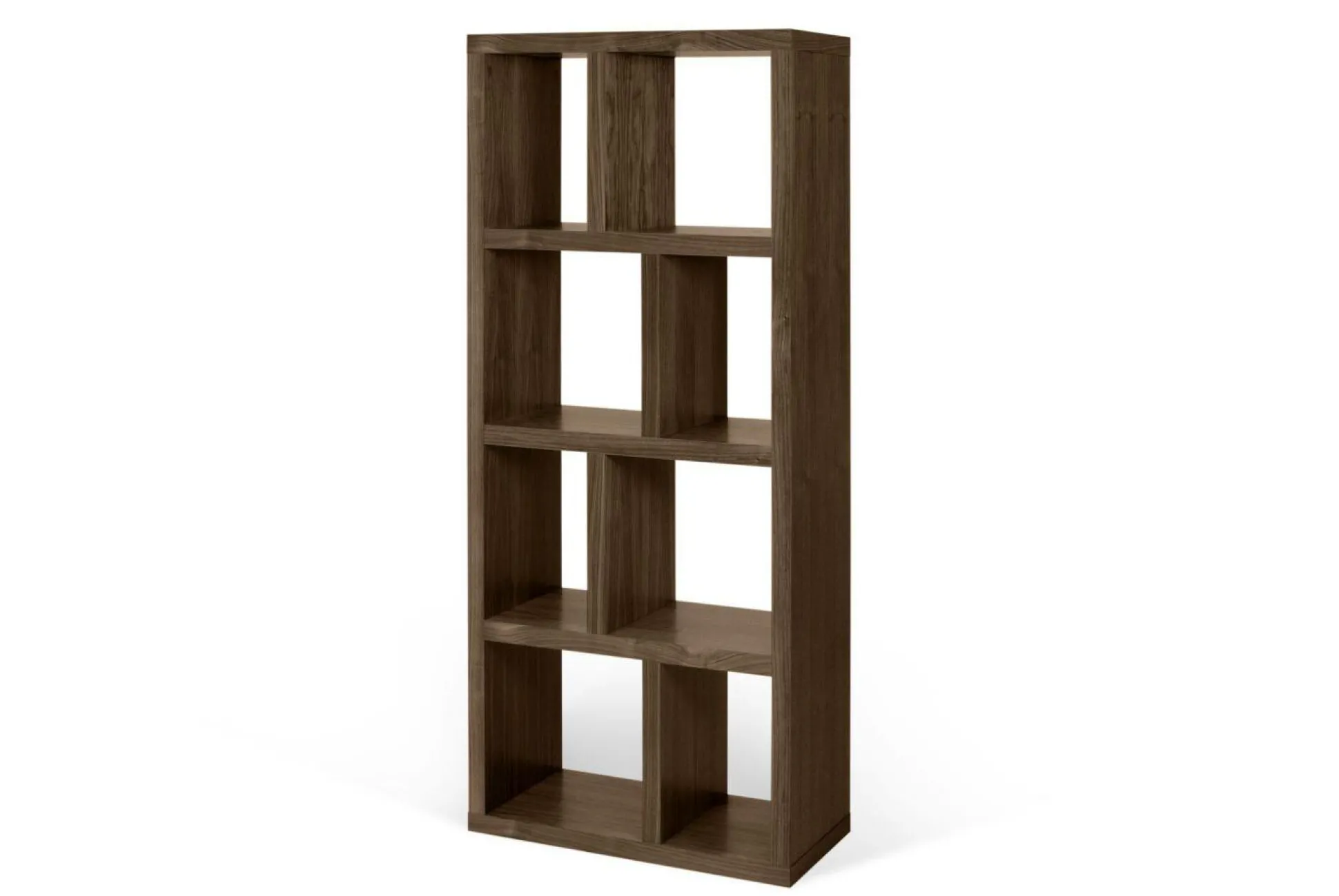 Bibliothèque 4 niveaux L70 cm Texas - Noyer