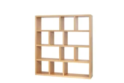 Bibliothèque 4 niveaux L150 cm Texas - Naturel