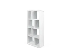 Bibliothèque 4 niveaux L70 cm Texas - Blanc