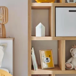 Bibliothèque 5 niveaux L70 cm Texas - Chêne