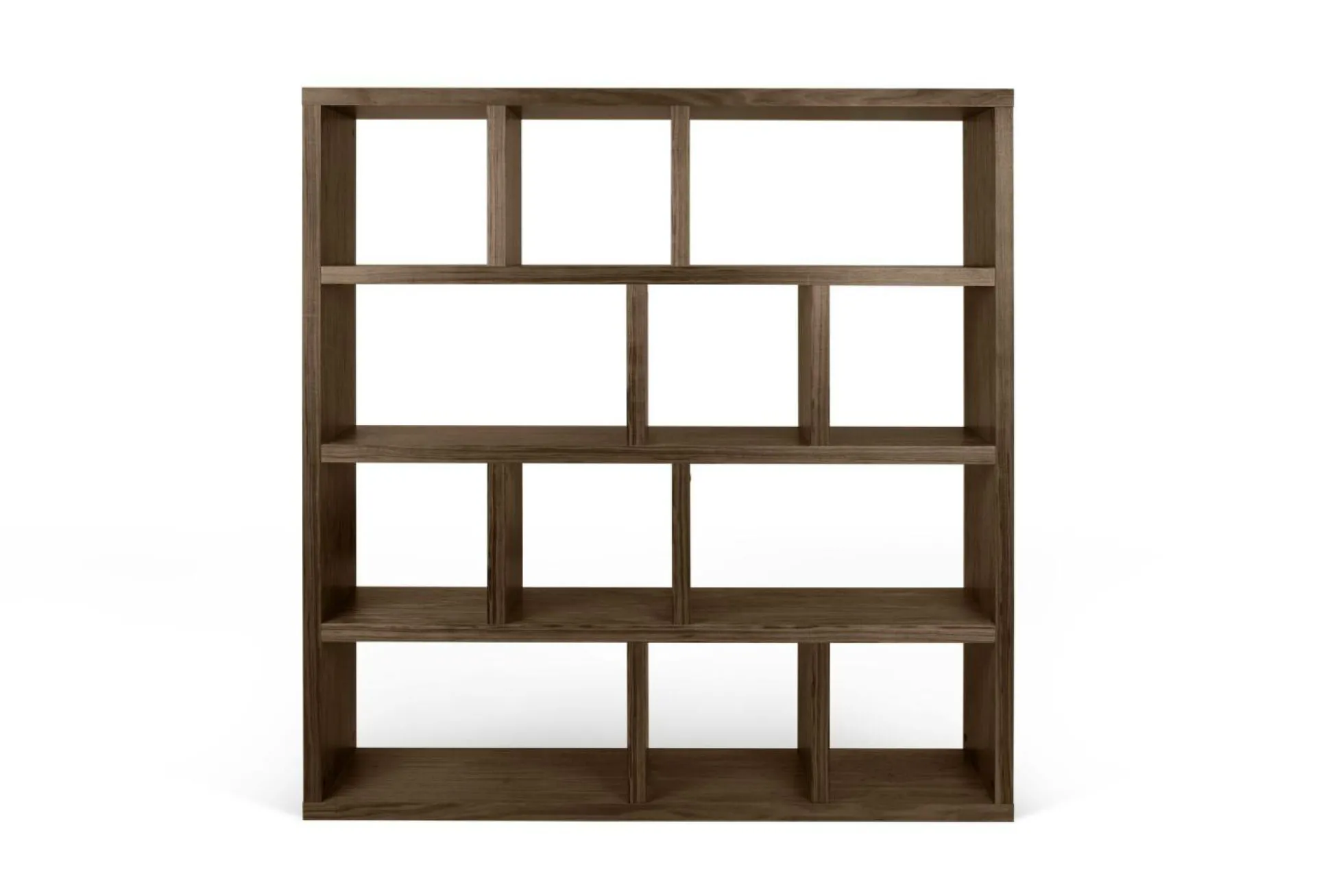 Bibliothèque 4 niveaux L150 cm Texas - Noyer