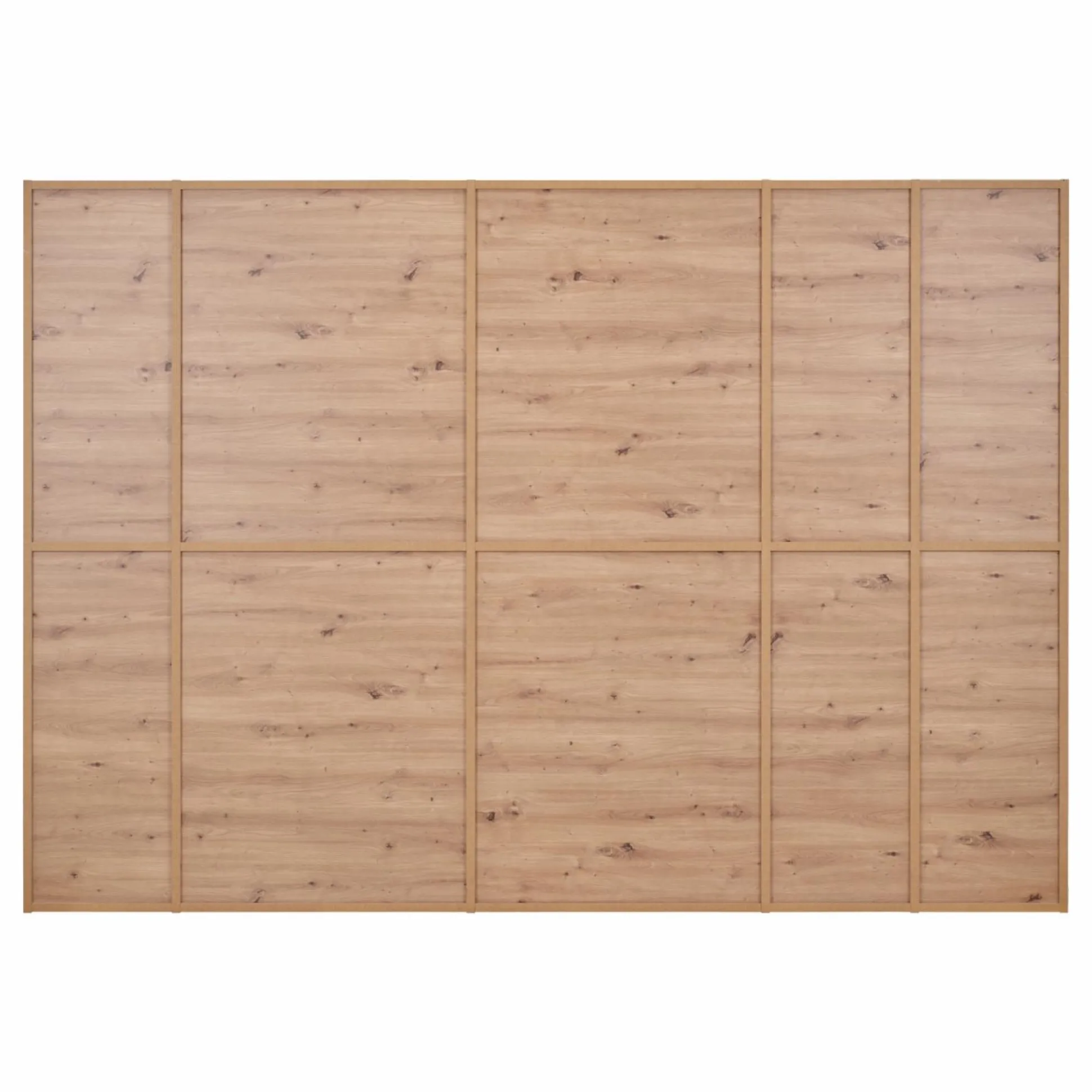 Bibliothèque 7 portes grande version Marlone - Carbone