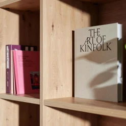 Bibliothèque 3 portes petite version Marlone - Perle