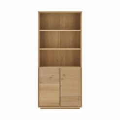 Bibliothèque bois 2 portes Albin