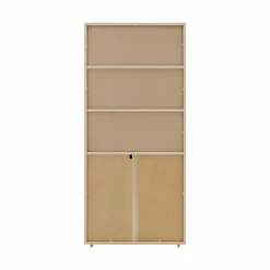 Bibliothèque bois 2 portes Albin