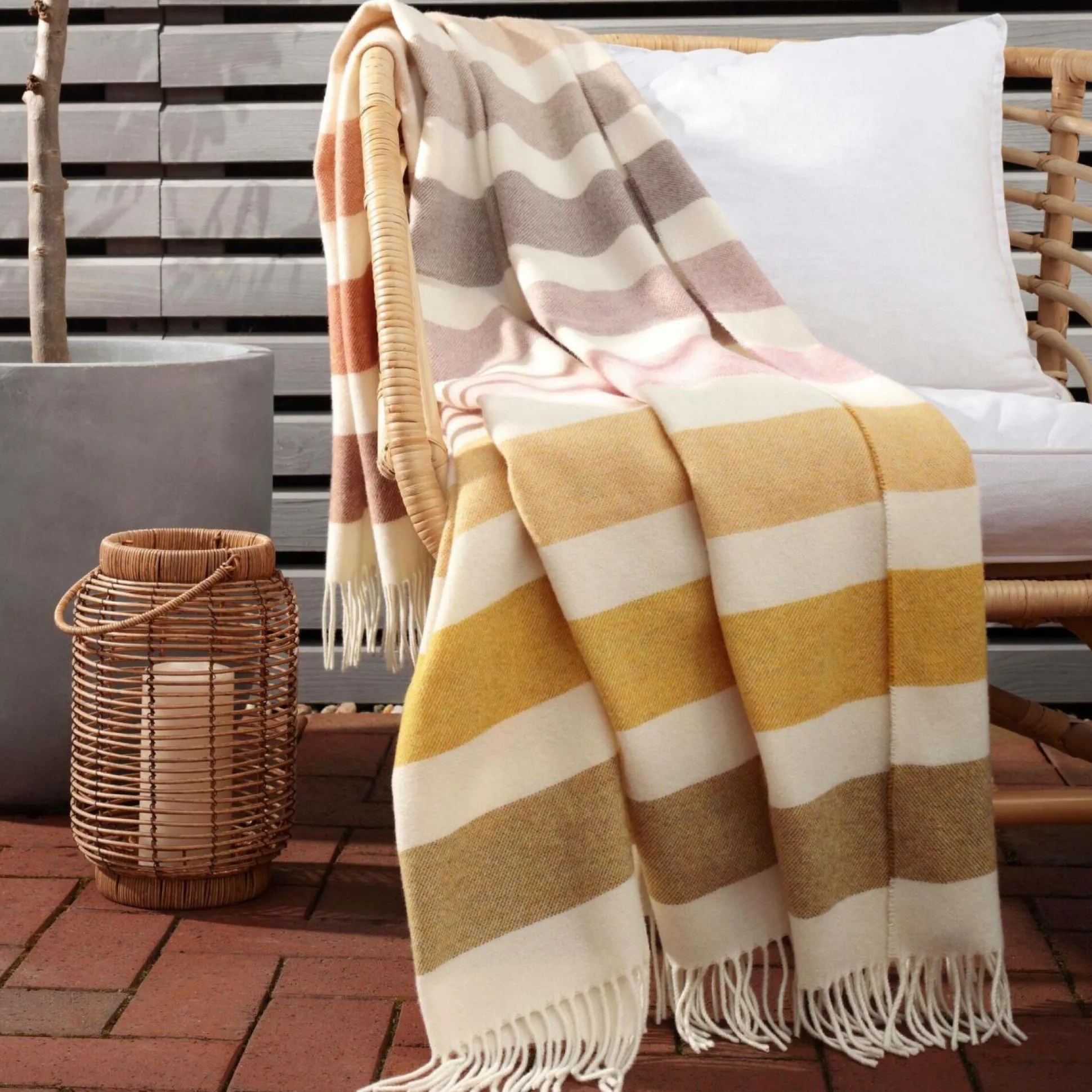 BIEDERLACK Plaid laine et cachemire Bridgette