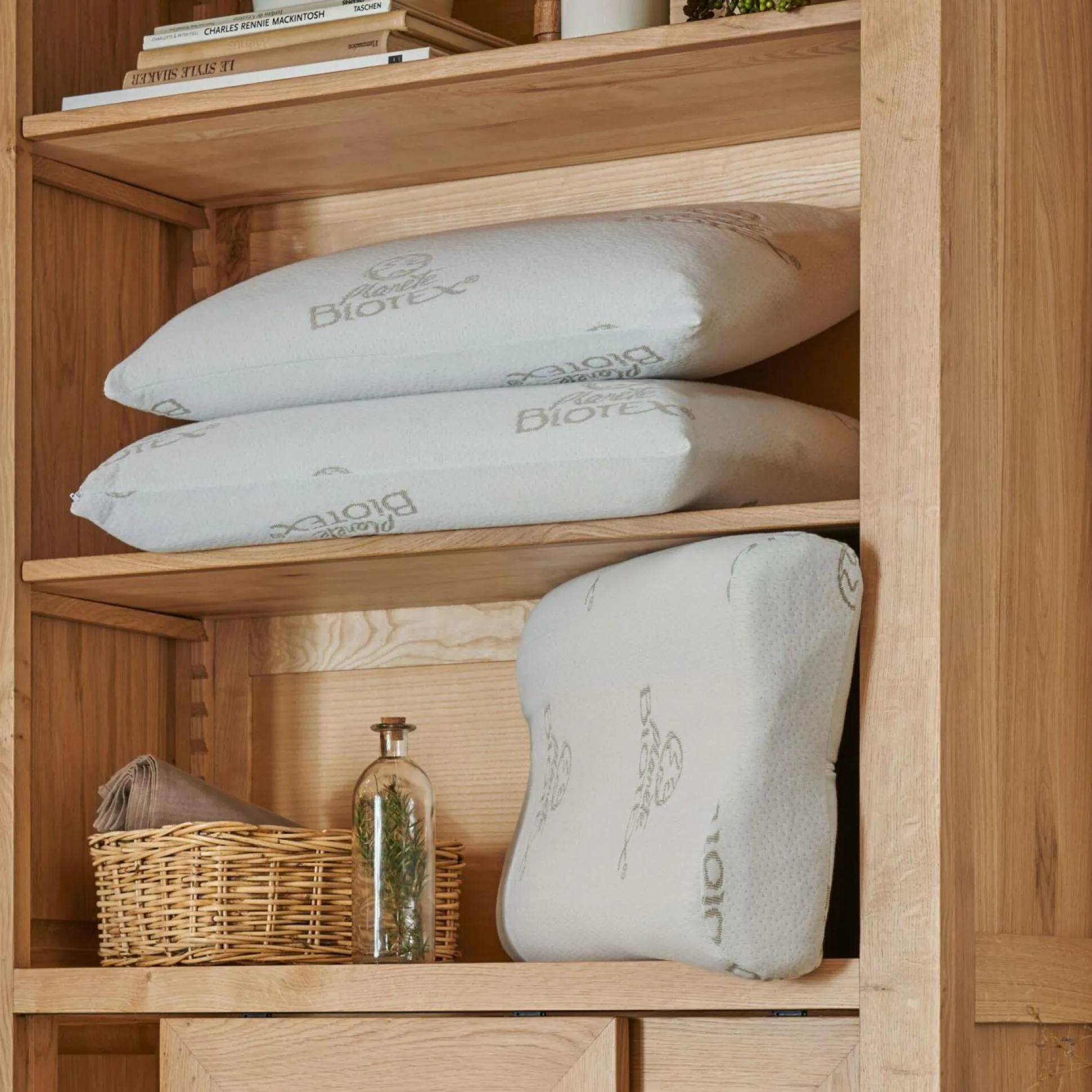 BIOTEX Oreiller à mémoire de forme visco Callisto - 40 x 60 cm