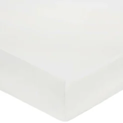 BLANC DES VOSGES Drap housse Percale Easy - Blanc - 140 x 190 cm
