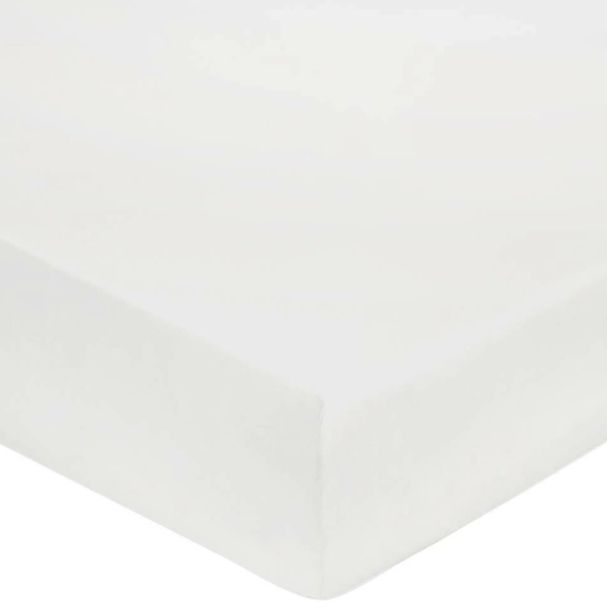 BLANC DES VOSGES Drap housse Percale Easy - Blanc - 140 x 190 cm