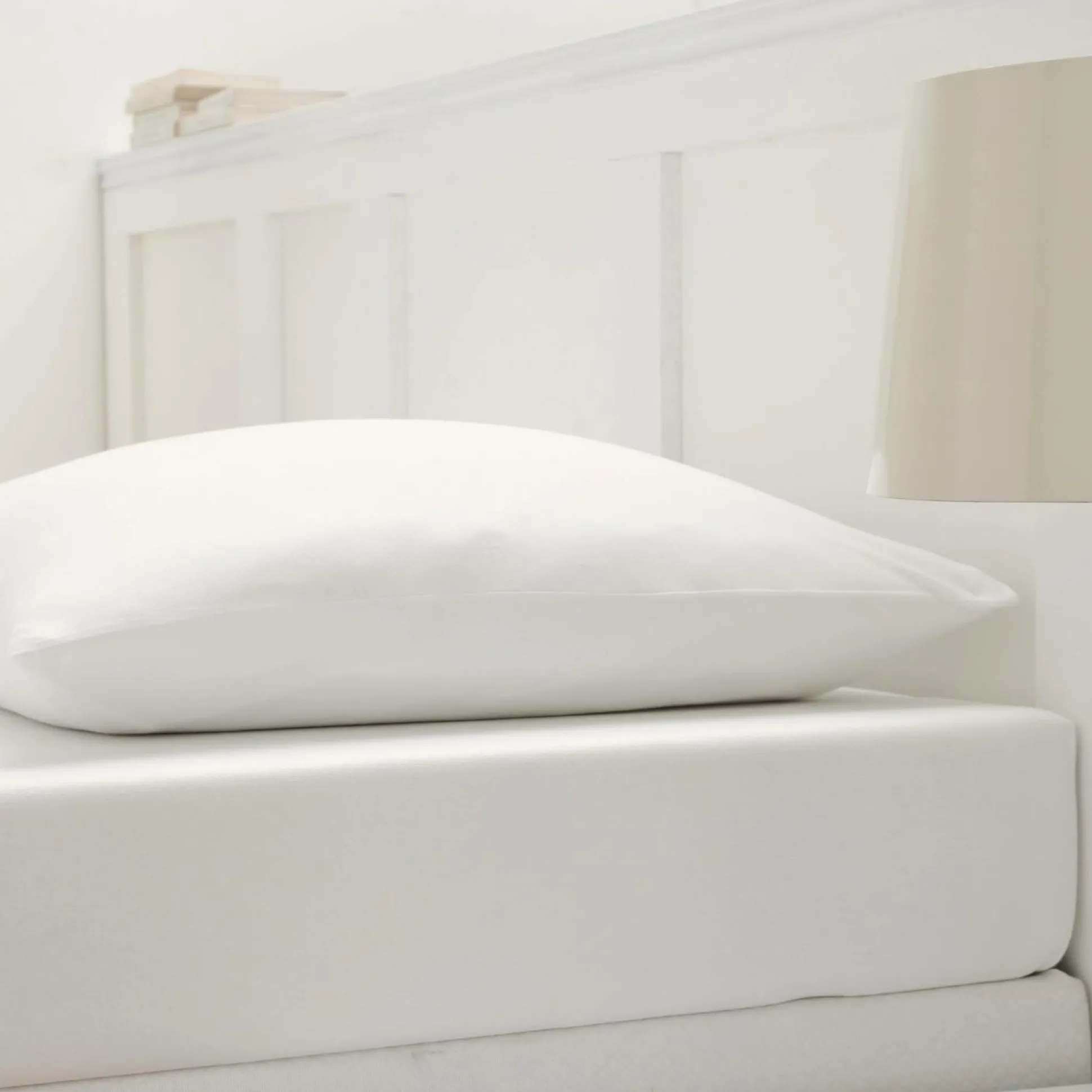 BLANC DES VOSGES Drap housse extensible Jersey - Blanc - Ext de 180/200 à 200/220 cm