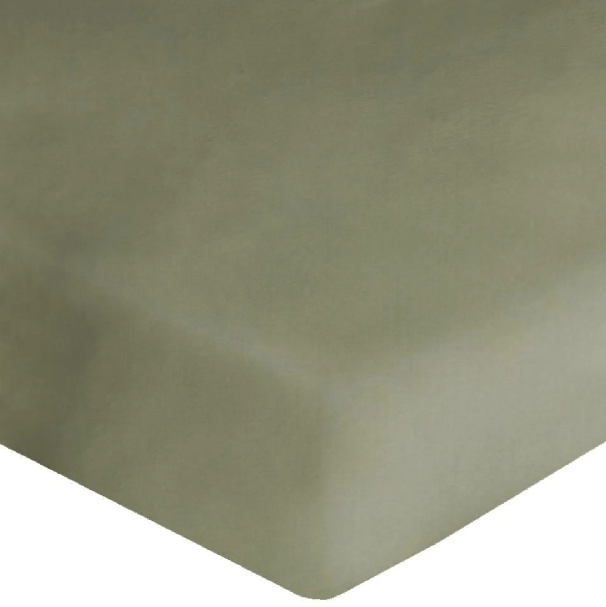 BLANC DES VOSGES Drap housse percale lavée Bohème - Toundra - 140 x 190 cm