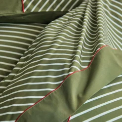 BLANC DES VOSGES Drap plat Iconic - Mousse - 240 x 300 cm